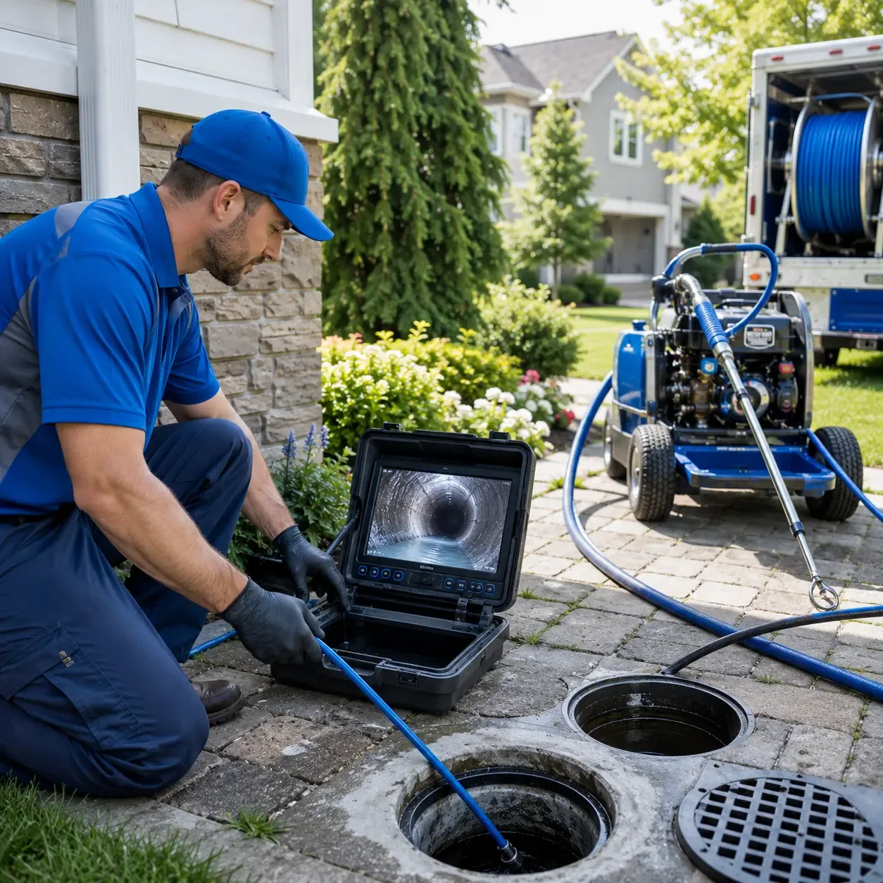 Outdoor drain cleaning professionals serving Roslyn, SD